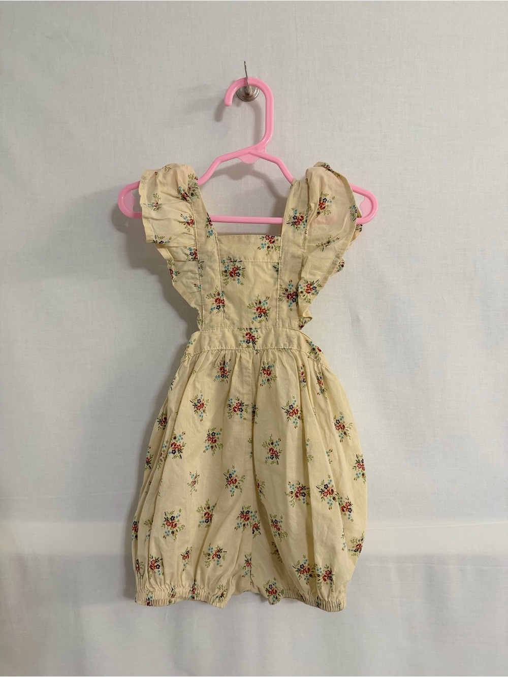 Yoli & Otis 2 Year floral bubble romper
